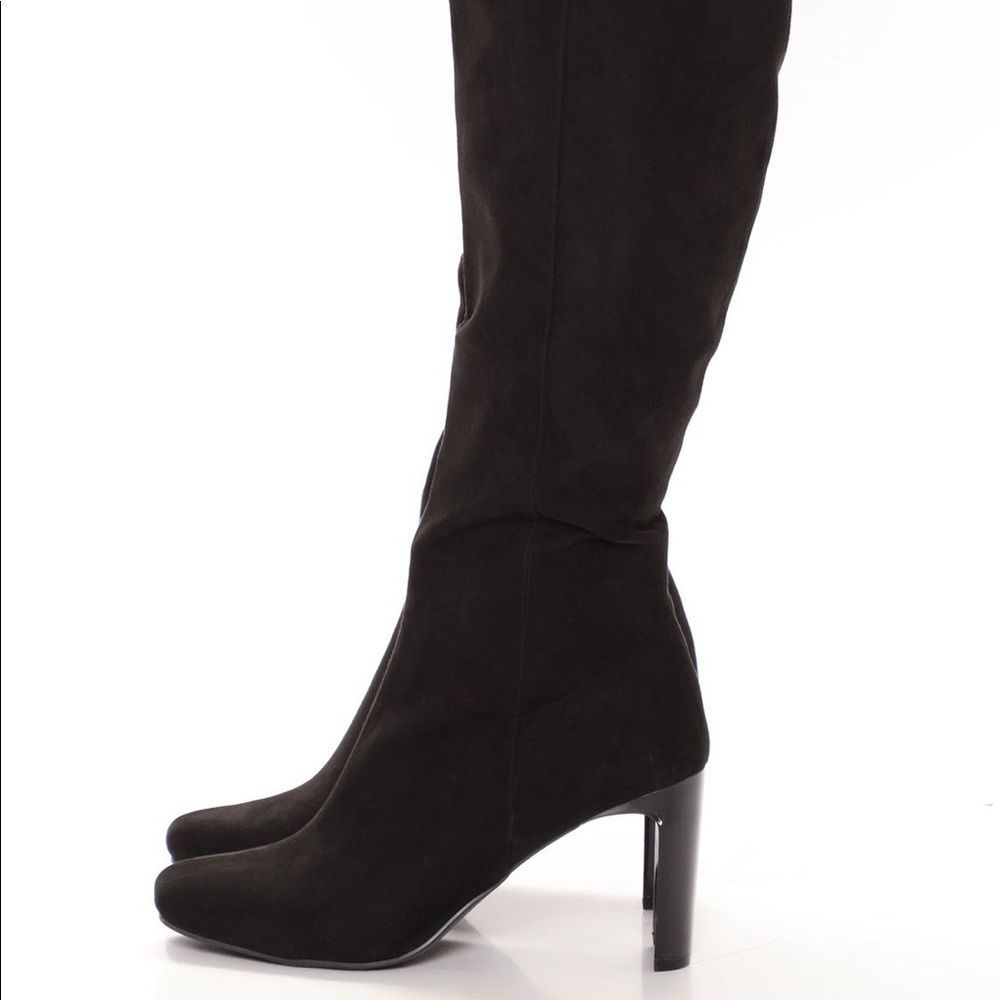 Fashion Nova Sexy Black Boots - Picture 3 of 4